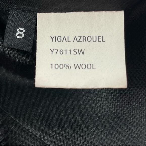 Yigal Azrouel New York Military Inspired Cropped 100% Wool Blazer USA Size 8 - Picture 13 of 13